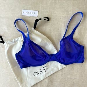 Cuup Mesh Plunge Bra - Ultramarine